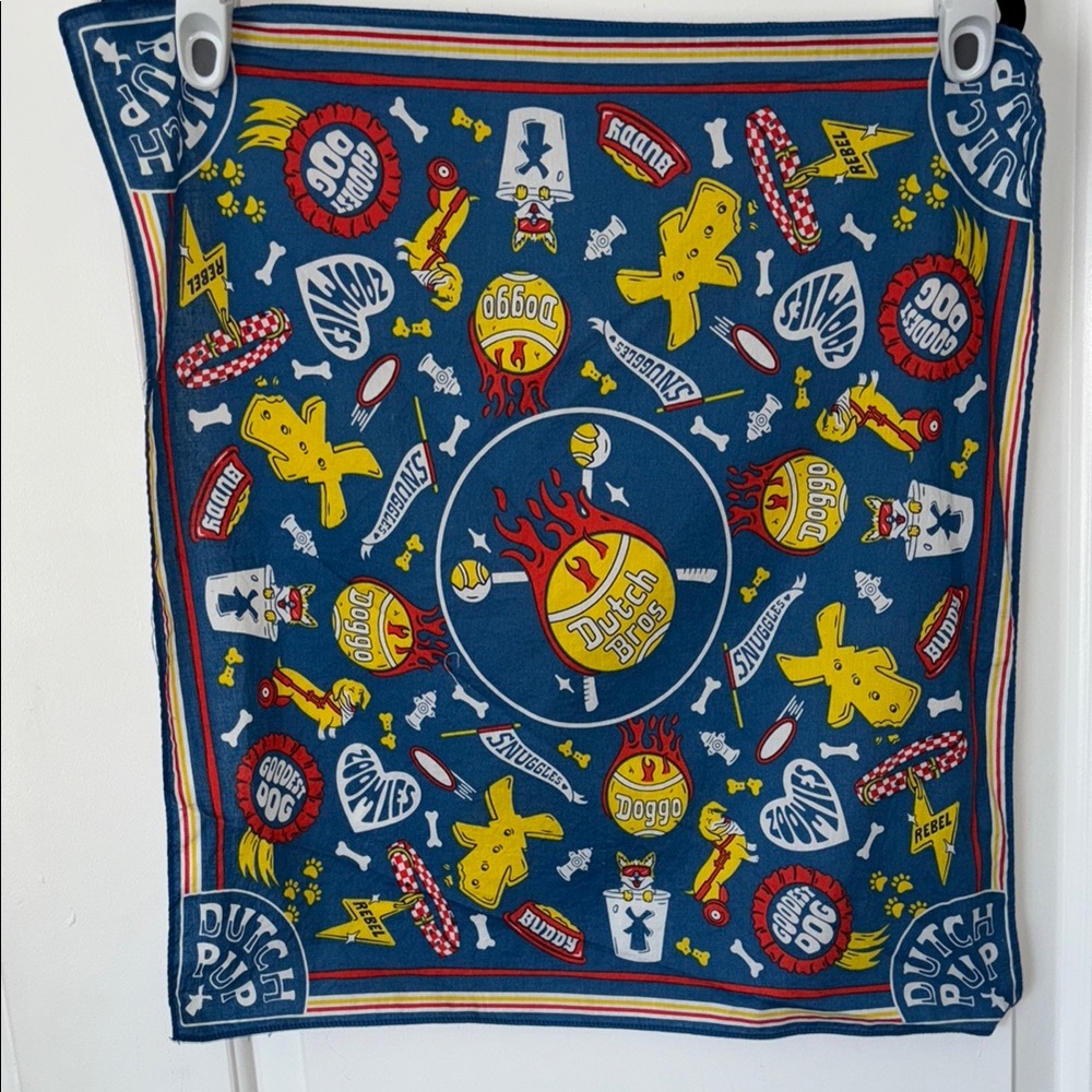 Dutch Bros pup dog theme bandana